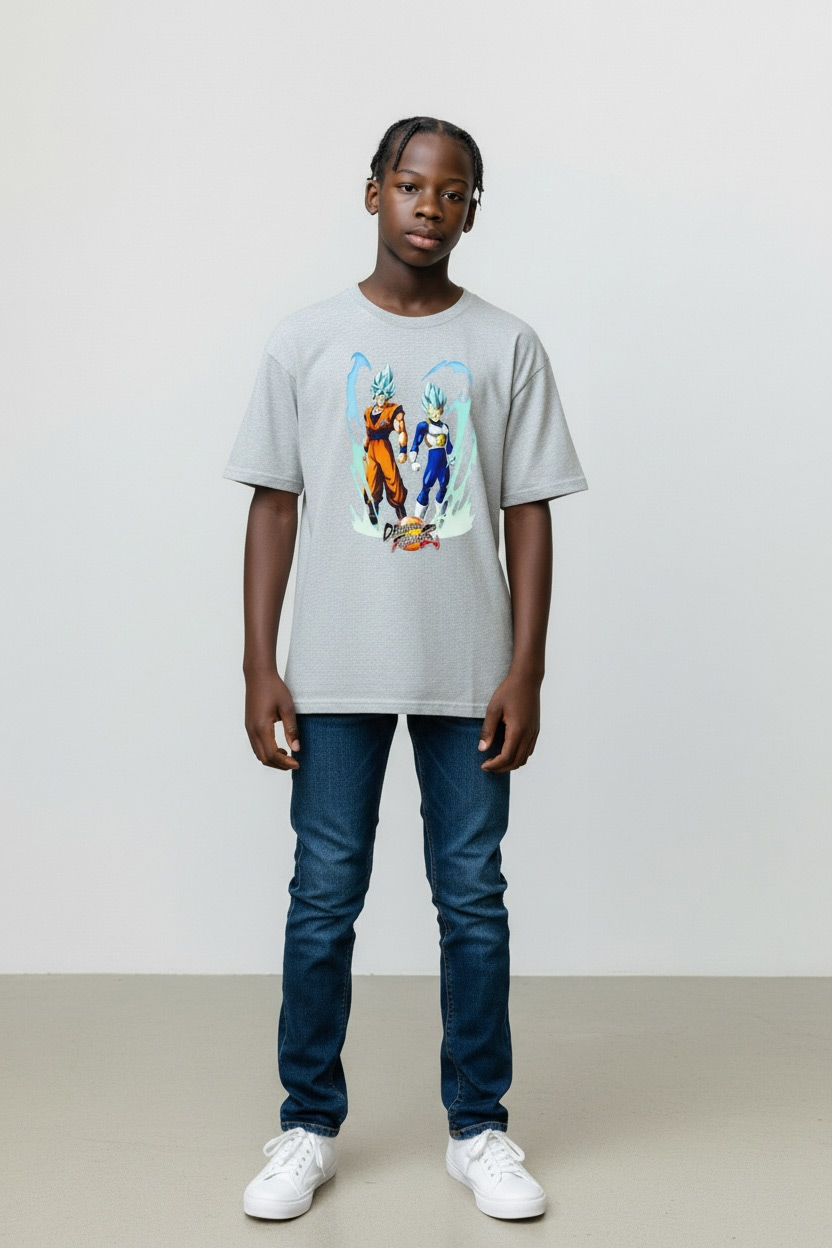 Playerytees Super Hero Son Gohan T-shirt, Heavy Weight