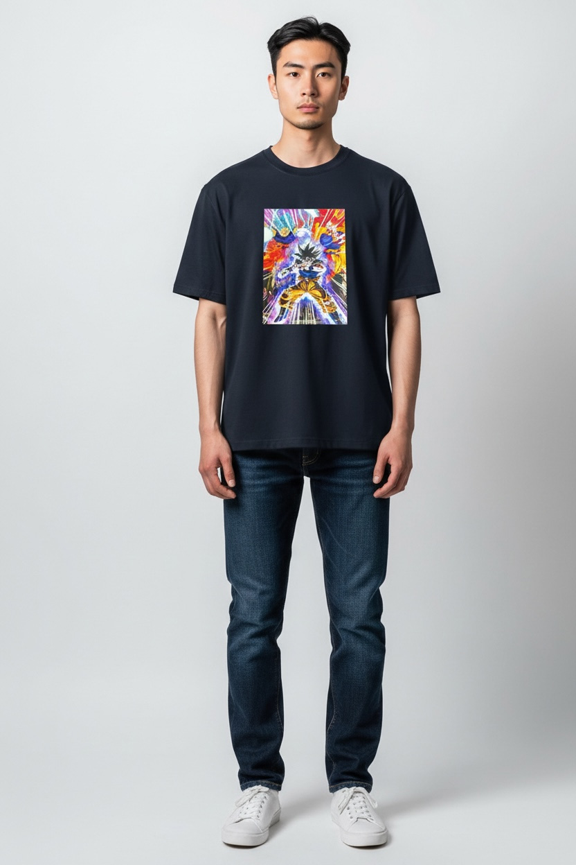 Pro Club Dragon Ball Z Goku Power-Up Graphic T-Shirt