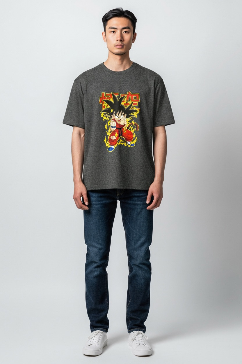 Playerytees Dragon Ball Super Goku Character Men’s T-shirt