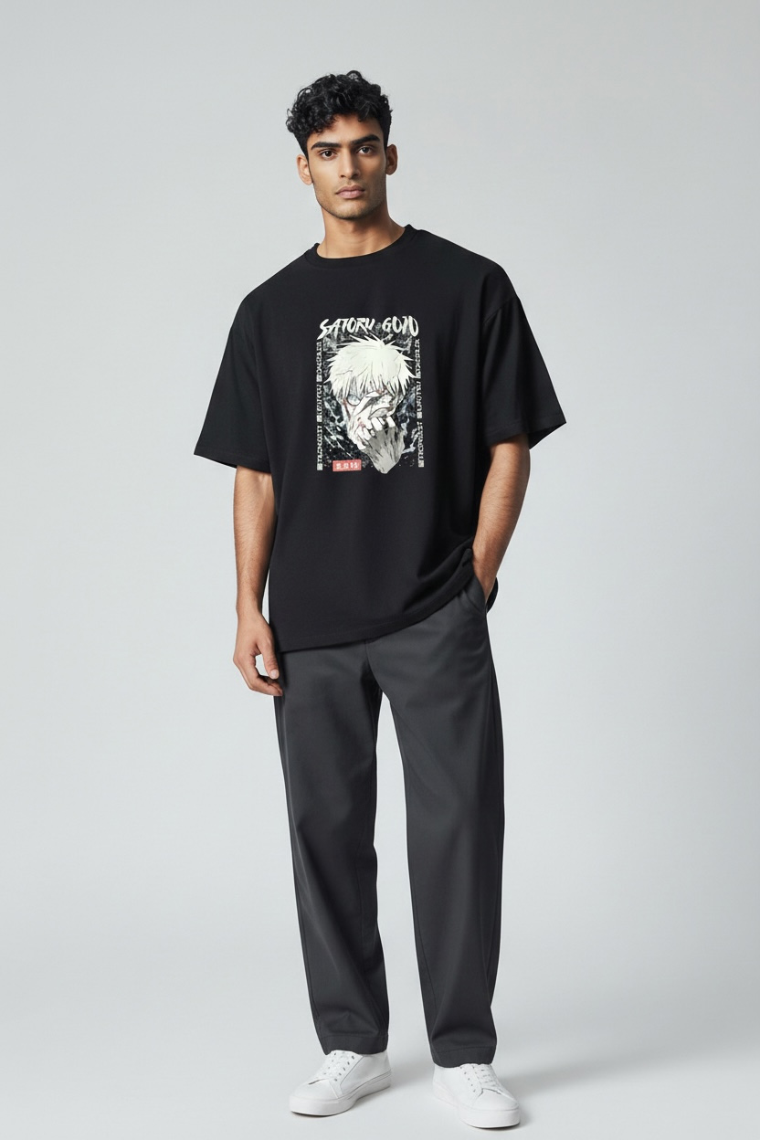 Pro Club Satoru Gojo Sorcerer Anime Graphic T-Shirt