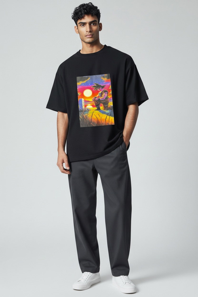 Playerytees Sunset Power Mode Goku Tee