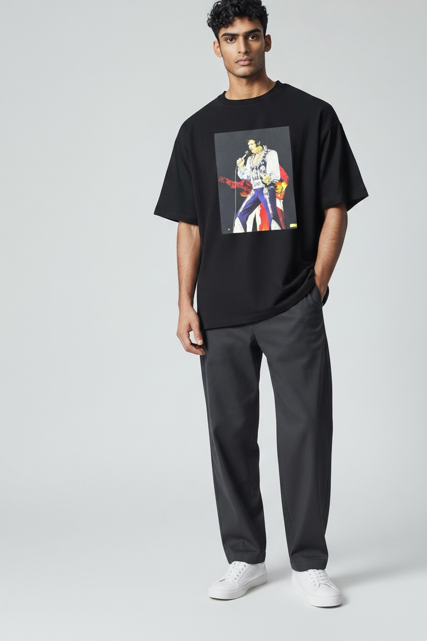 Playerytees Elvis Anime Stage King