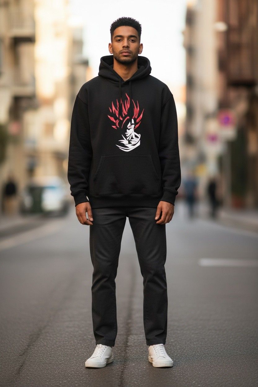 Dragon Ball Super Saiyan Vegeta Men’s Hoodie