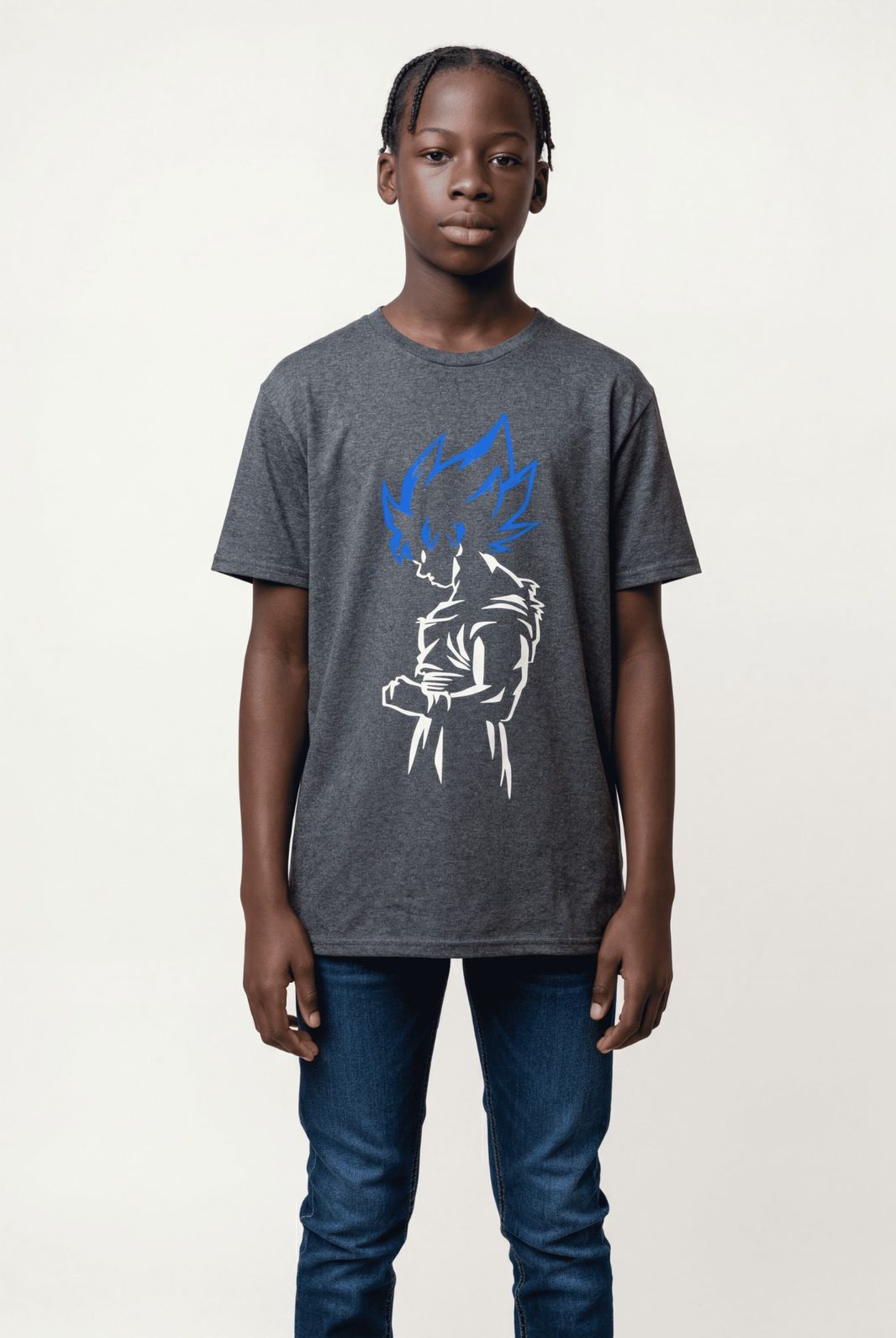 Pro Club Ultra Power Blue Saiyan Kids T-Shirt