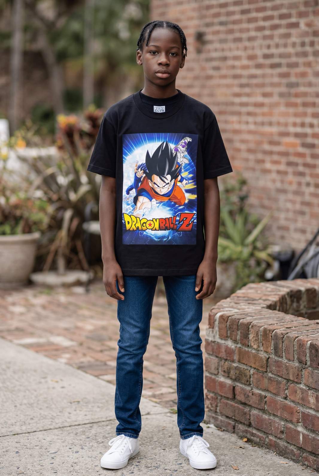 Pro Club Dragon Ball Super Goku Character Kids Black T-shirt