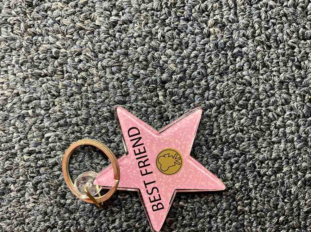 Best Friend Star Keychain – Hollywood Walk of Fame Style