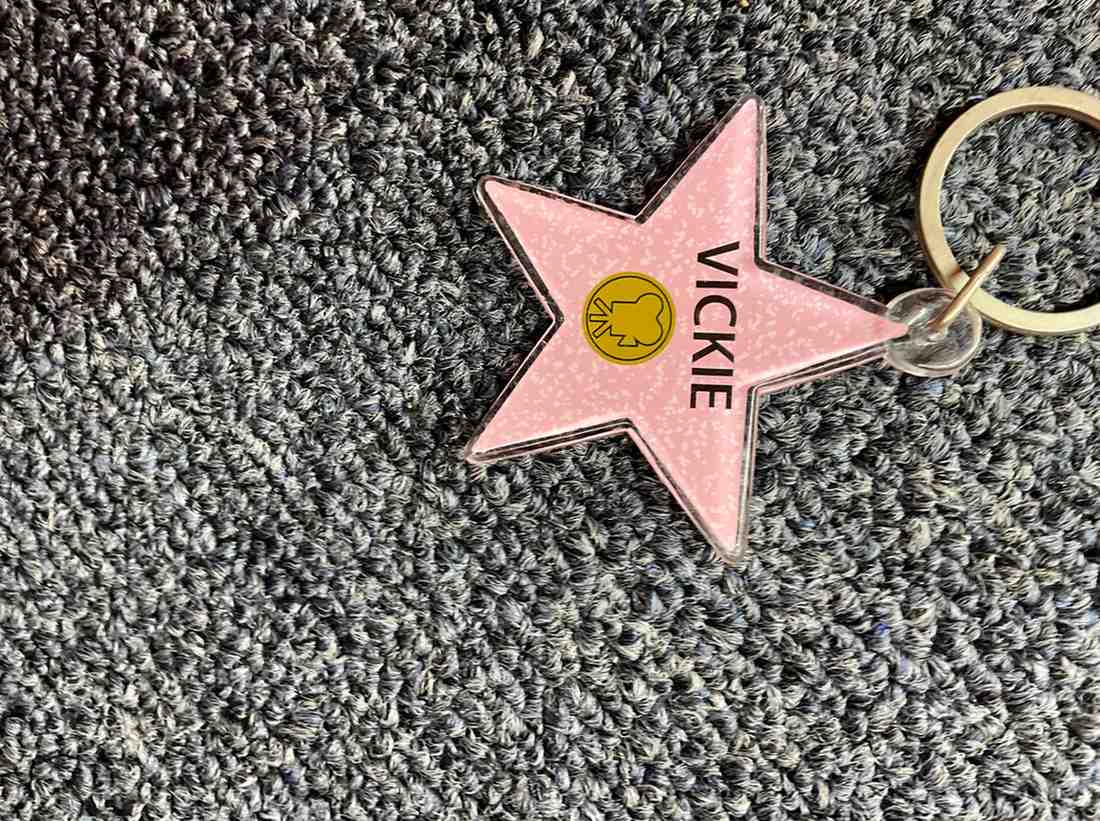 Hollywood Star Keychain – VICKIE