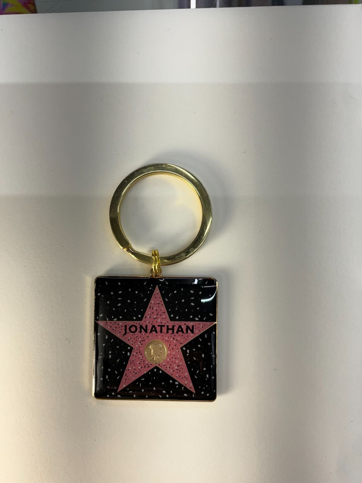 Jonathan Star Keychain – Hollywood Walk of Fame Style
