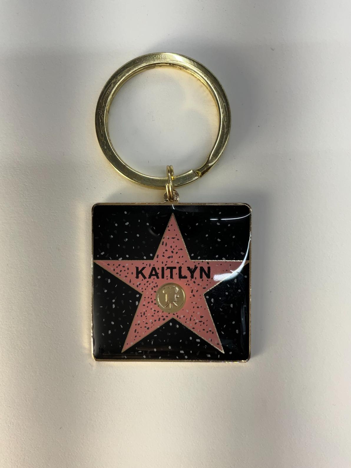 Kaitlyn Star Keychain – Hollywood Walk of Fame Edition
