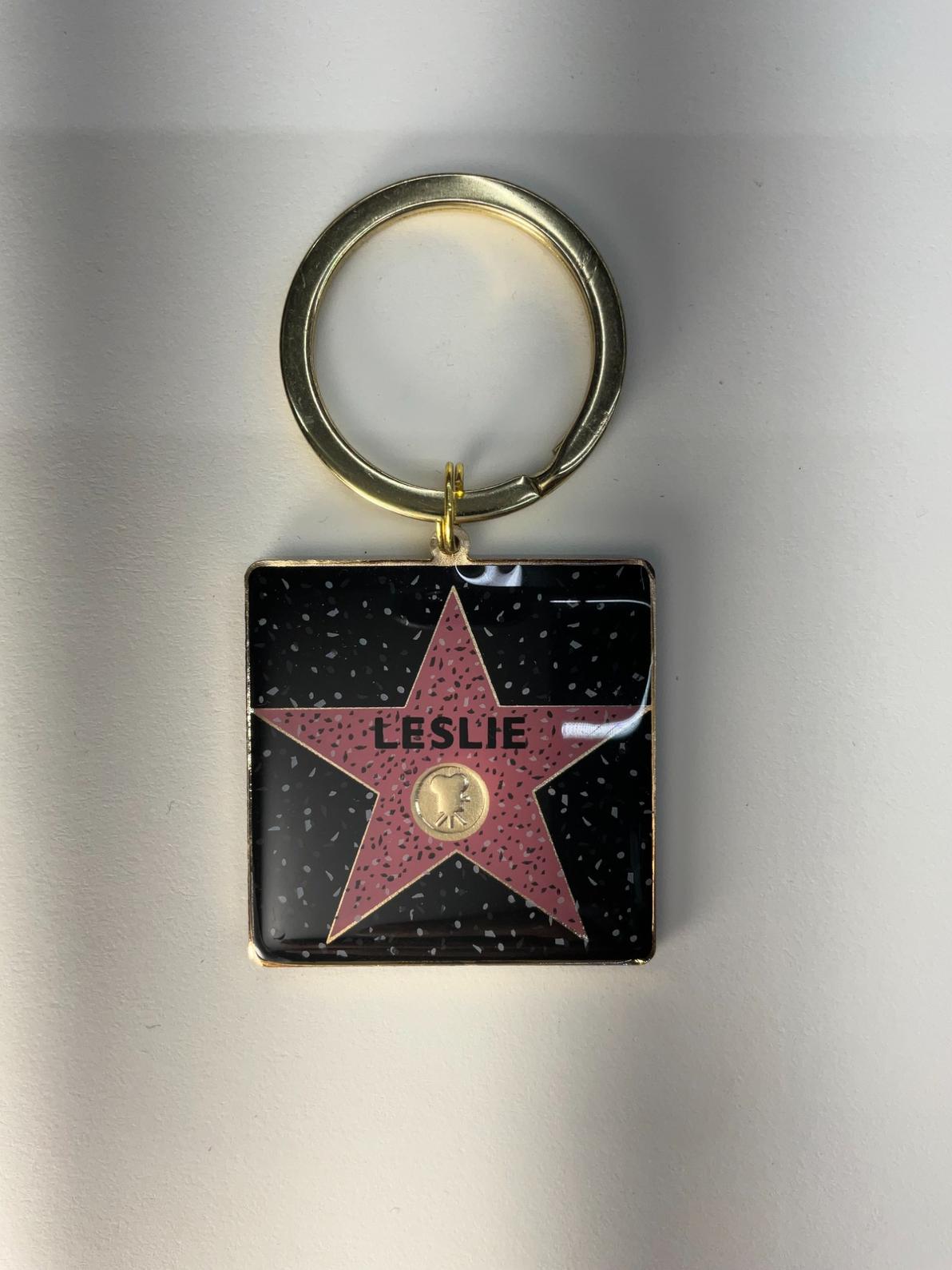 Leslie Star Keychain – Hollywood Walk of Fame Edition