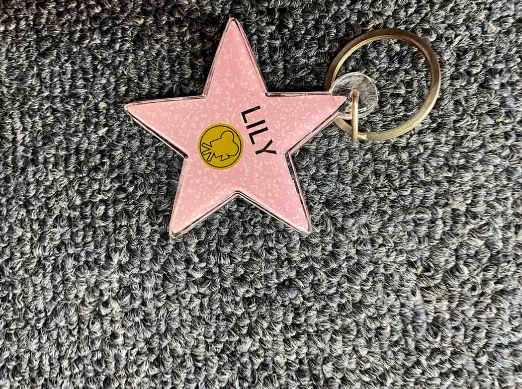 Lily Star Keychain – Hollywood Walk of Fame Style
