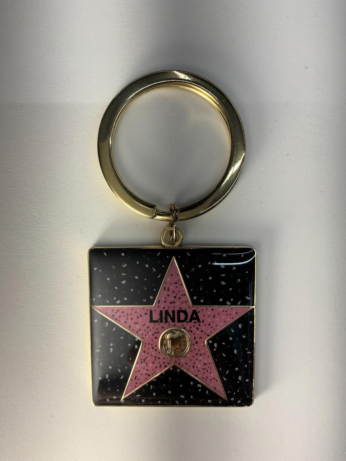Linda Star Keychain – Hollywood Walk of Fame Edition