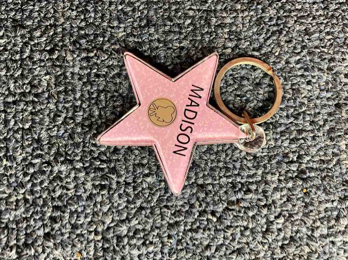 Madison Star Keychain – Hollywood Walk of Fame Style