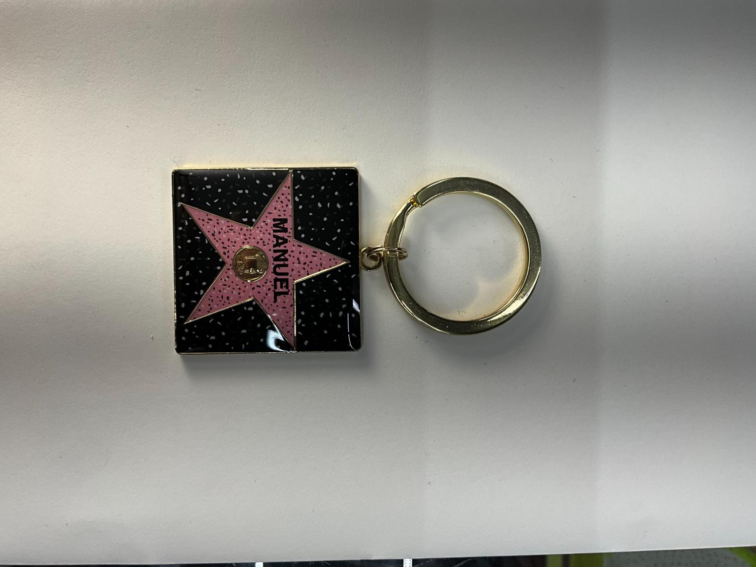 Manuel Star Keychain – Hollywood Walk of Fame Inspired