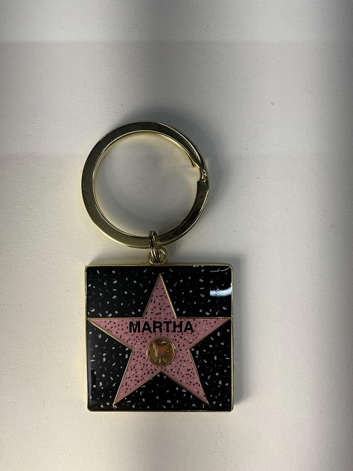 Martha Star Keychain – Hollywood Walk of Fame Style