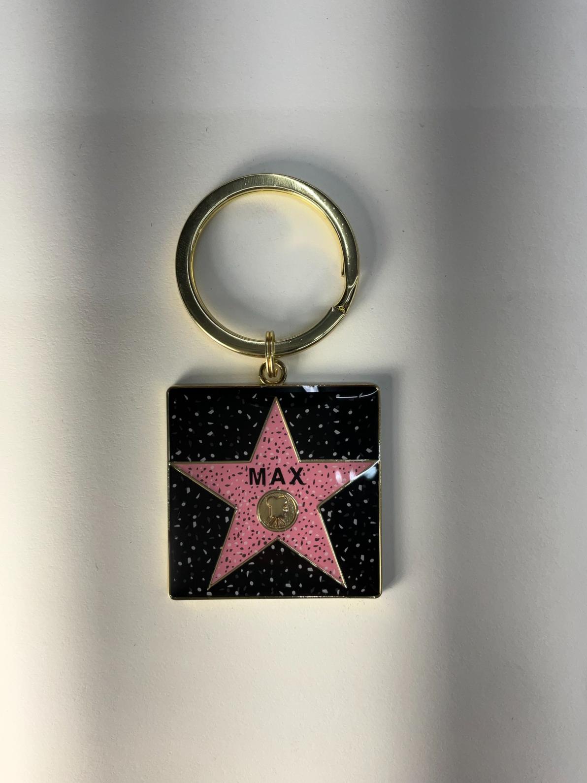 Max Star Keychain – Hollywood Walk of Fame Souvenir
