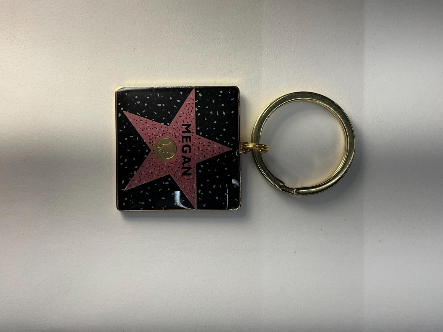 Megan Star Keychain – Hollywood Walk of Fame Souvenir