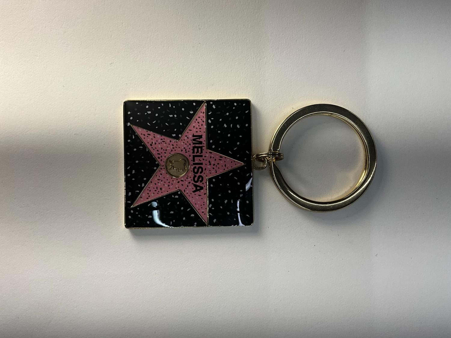 Melissa Star Keychain – Hollywood Walk of Fame Style