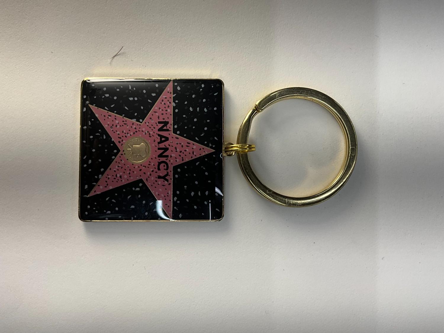 Nancy Star Keychain – Hollywood Walk of Fame Style