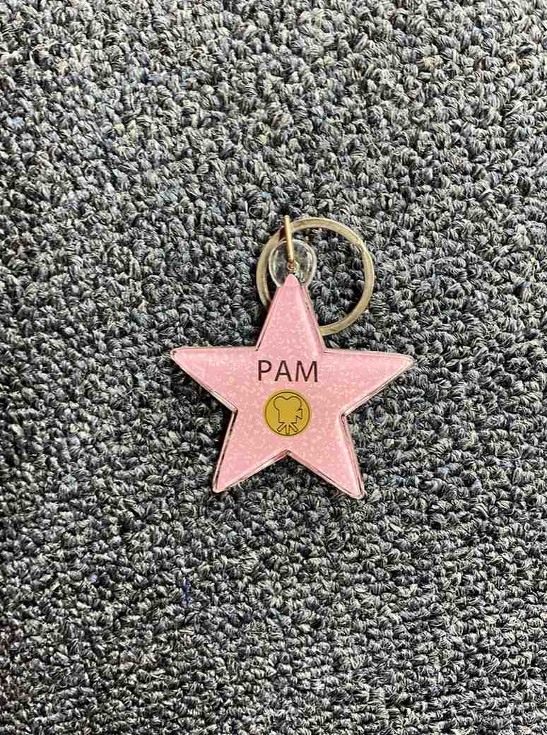 Pam Star Keychain – Hollywood Walk of Fame Style