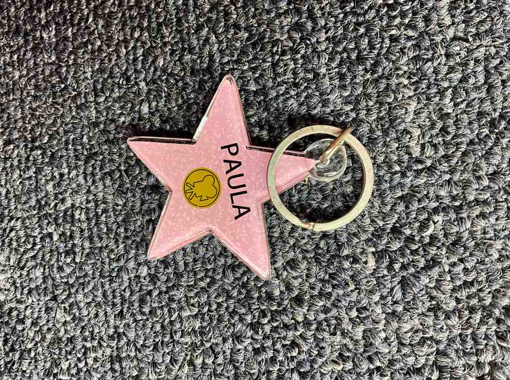 Paula Star Keychain – Hollywood Walk of Fame Style