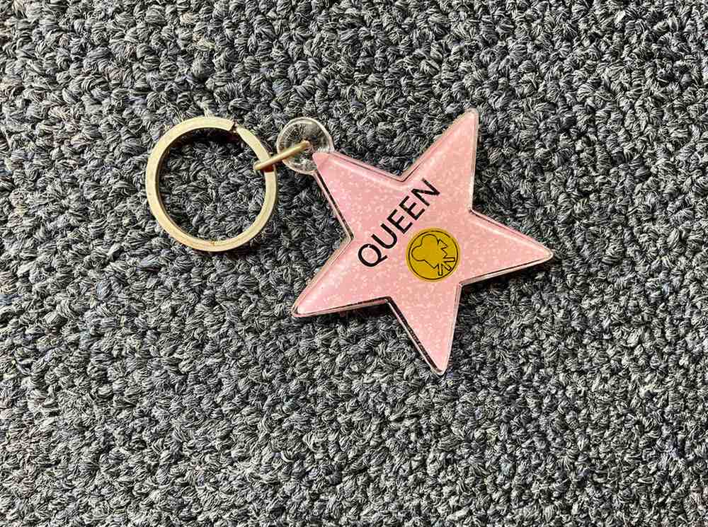 Queen Star Keychain – Hollywood Walk of Fame Style