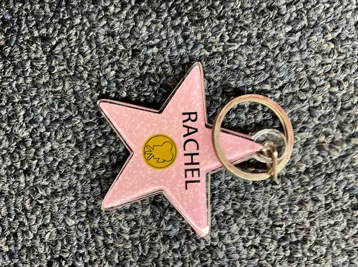 Rachel Star Keychain – Hollywood Walk of Fame Style