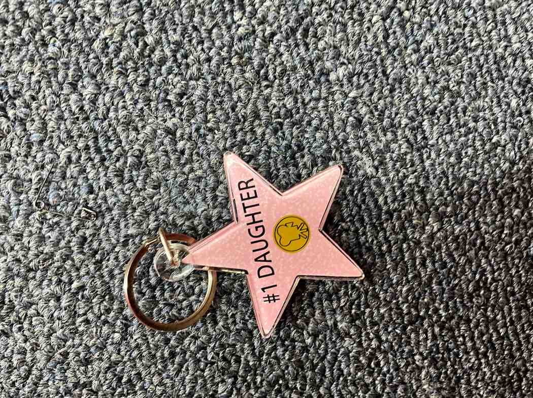 #1 Daughter Star Keychain – Hollywood Walk of Fame Edition