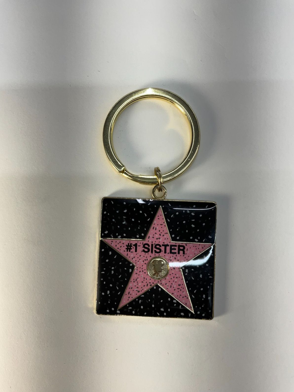 #1 Sister Square Star Keychain – Hollywood Walk of Fame Edition