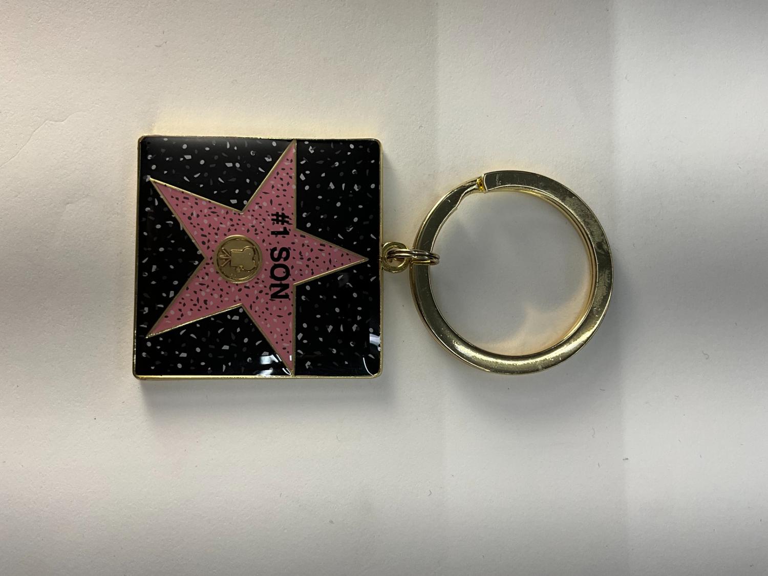 #1 Son Square Star Keychain – Hollywood Walk of Fame Edition