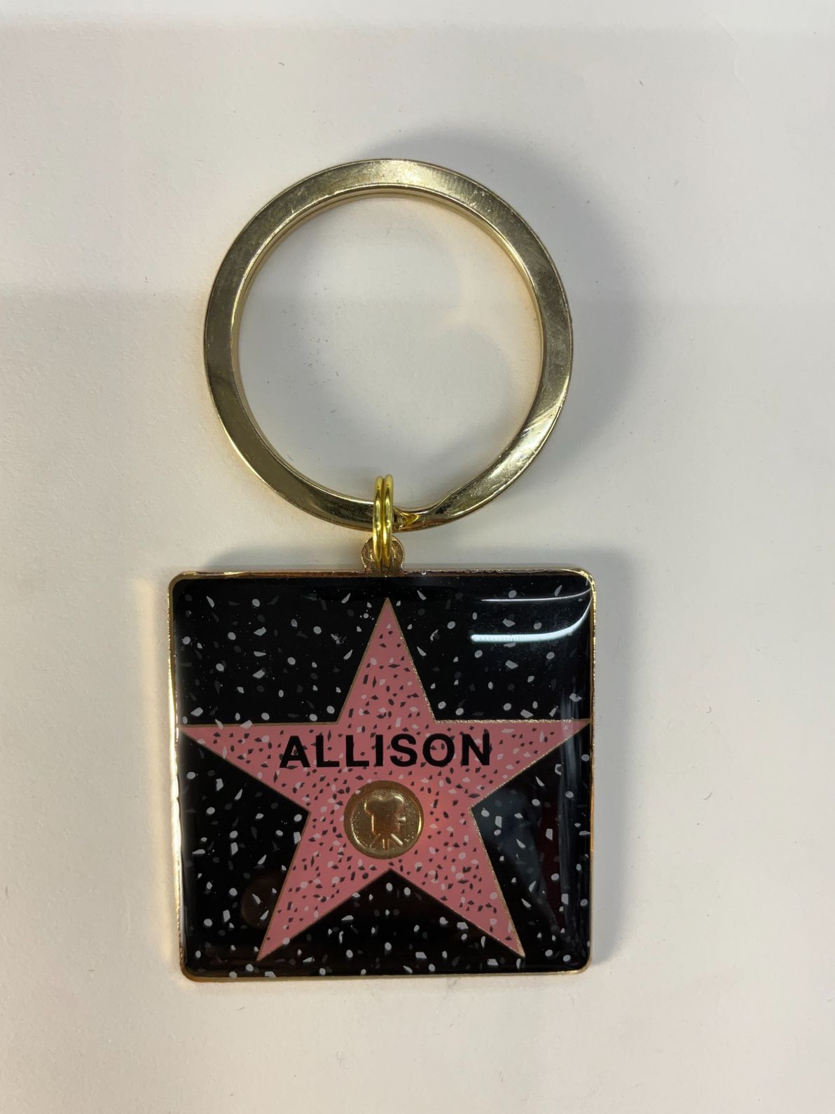 Allison Square Star Keychain – Hollywood Walk of Fame Edition