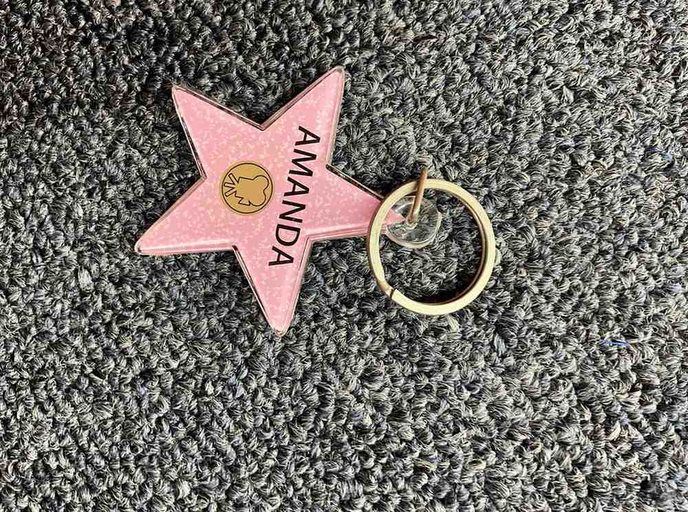 Amanda Star Keychain – Hollywood Walk of Fame Edition