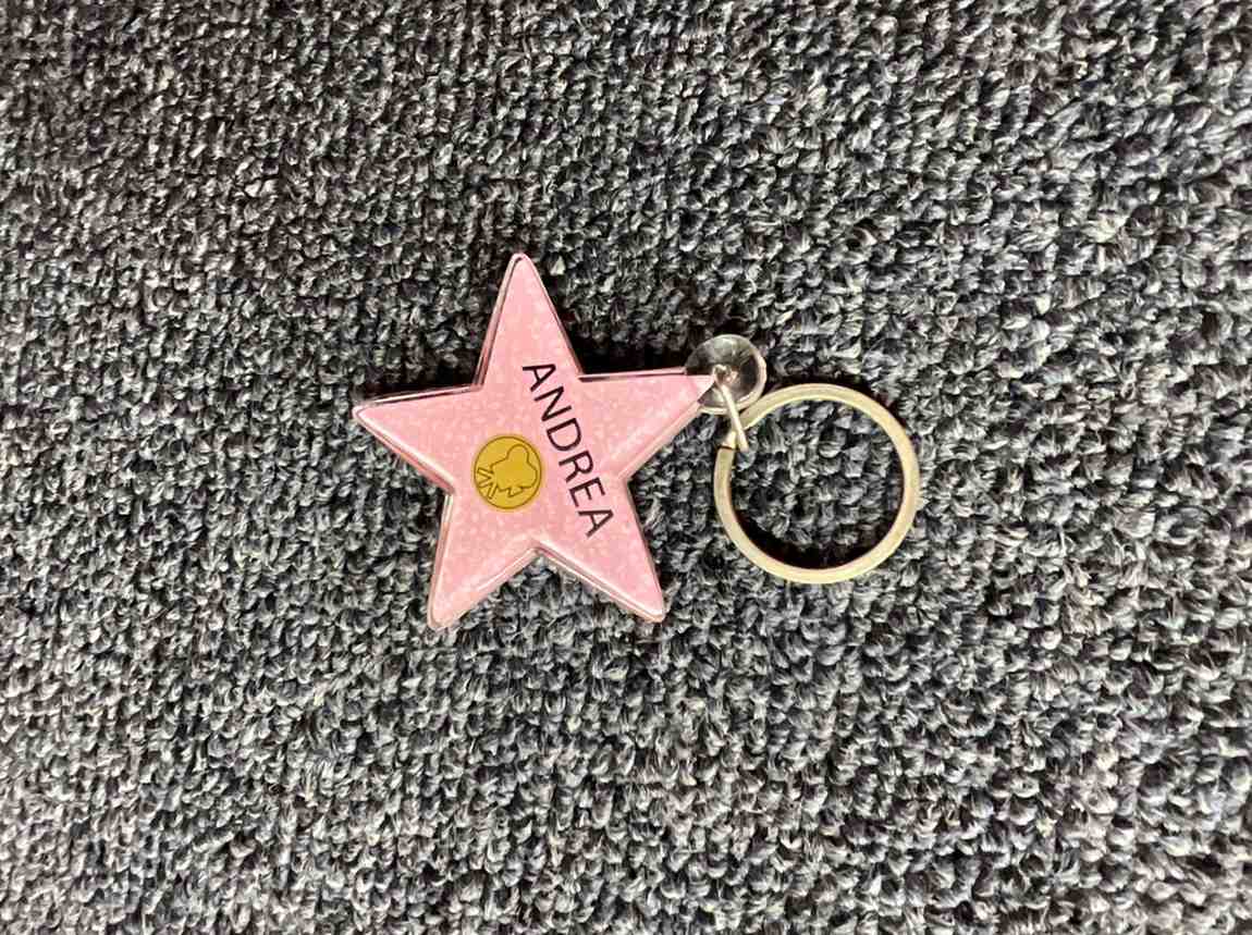 Andrea Star Keychain – Hollywood Walk of Fame Edition
