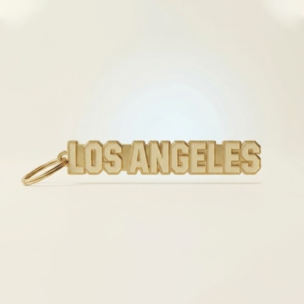 Los Angeles License Plate – Keychain