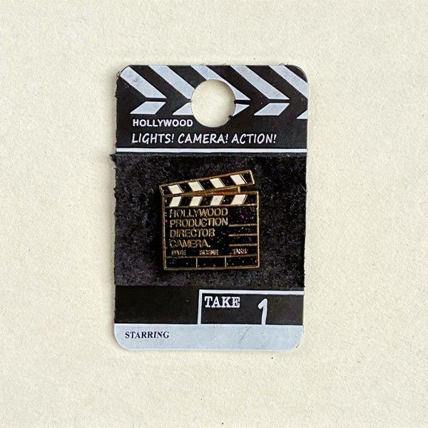 Hollywood Production Director Camera Lights Camera Action Style - Keychain