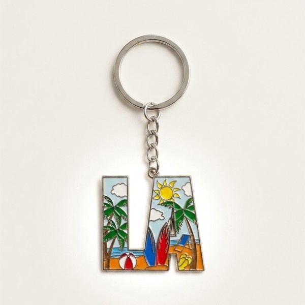 Los Angeles Words - Keychain