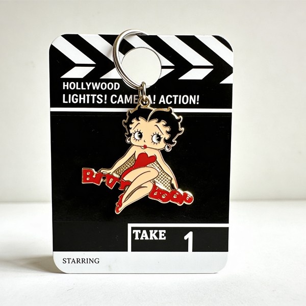 Betty Boop Lights Camera Action Style - Keychain