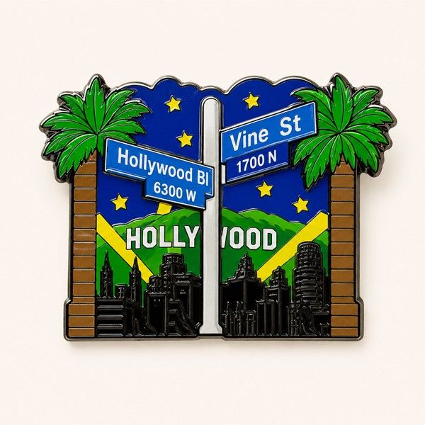 Hollywood Bi Vine St 1700N - Keychain