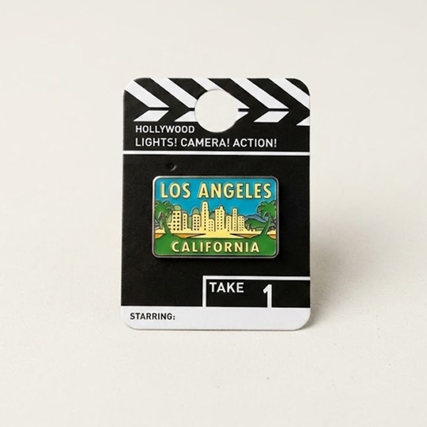 Los Angeles California Lights Camera Action Style - Keychain