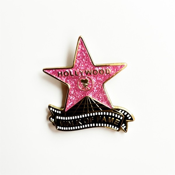 The Pink Starlet Walk Star Keychain – Hollywood Walk of Fame Style